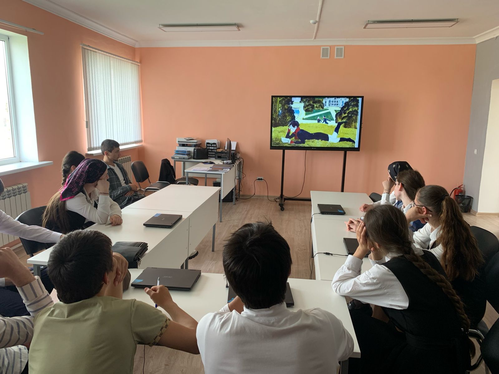 В центре &amp;quot;Точка роста&amp;quot; провели  видеолекцию жизни и творчества А.С. Пушкина..